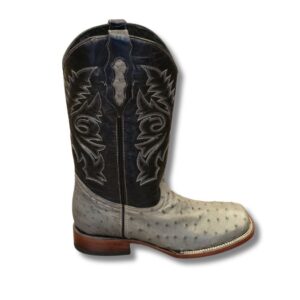 Botas de Avestruz Bulldog Originales - Gris, 10