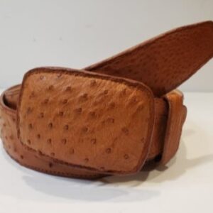 Cinturon Vaquero de Avestruz Original