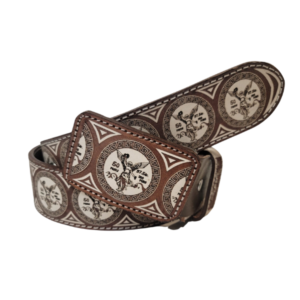 Cinturon Vaquero de Vaqueta Original con diseño