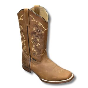 Bota Vaquera para Mujer Reyme Crazy Miel