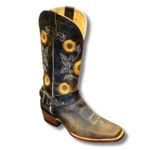 Bota Vaquera de Girasol para Mujer