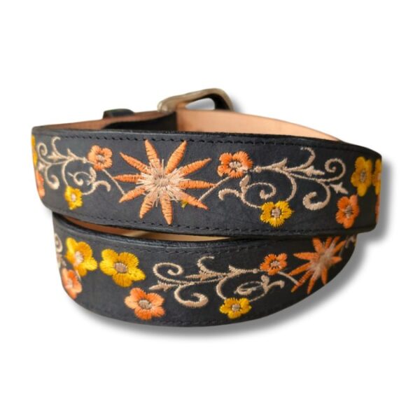 Cinto vaquero para mujer floreado - Imagen 3