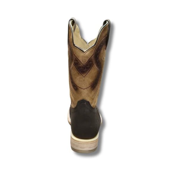 Bota Vaquera Reyme Choco Cuero - Imagen 3
