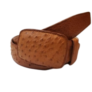 Cinturon Vaquero de Avestruz Original