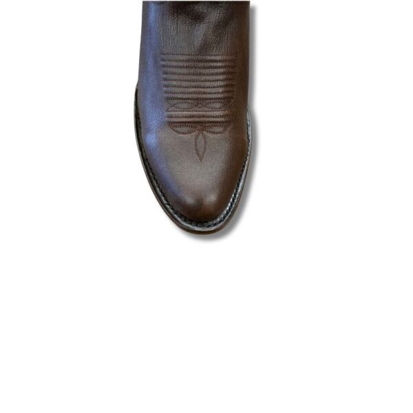 Botin oval de piel para hombre - Imagen 3