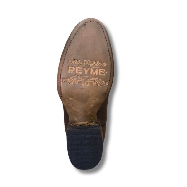 Botin oval de piel para hombre - Imagen 4