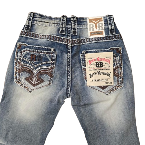 Rock Revolution Pantalon para Hombre /Light Jeans - Imagen 2