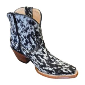 Botines de Pelo de Vaca para Mujer